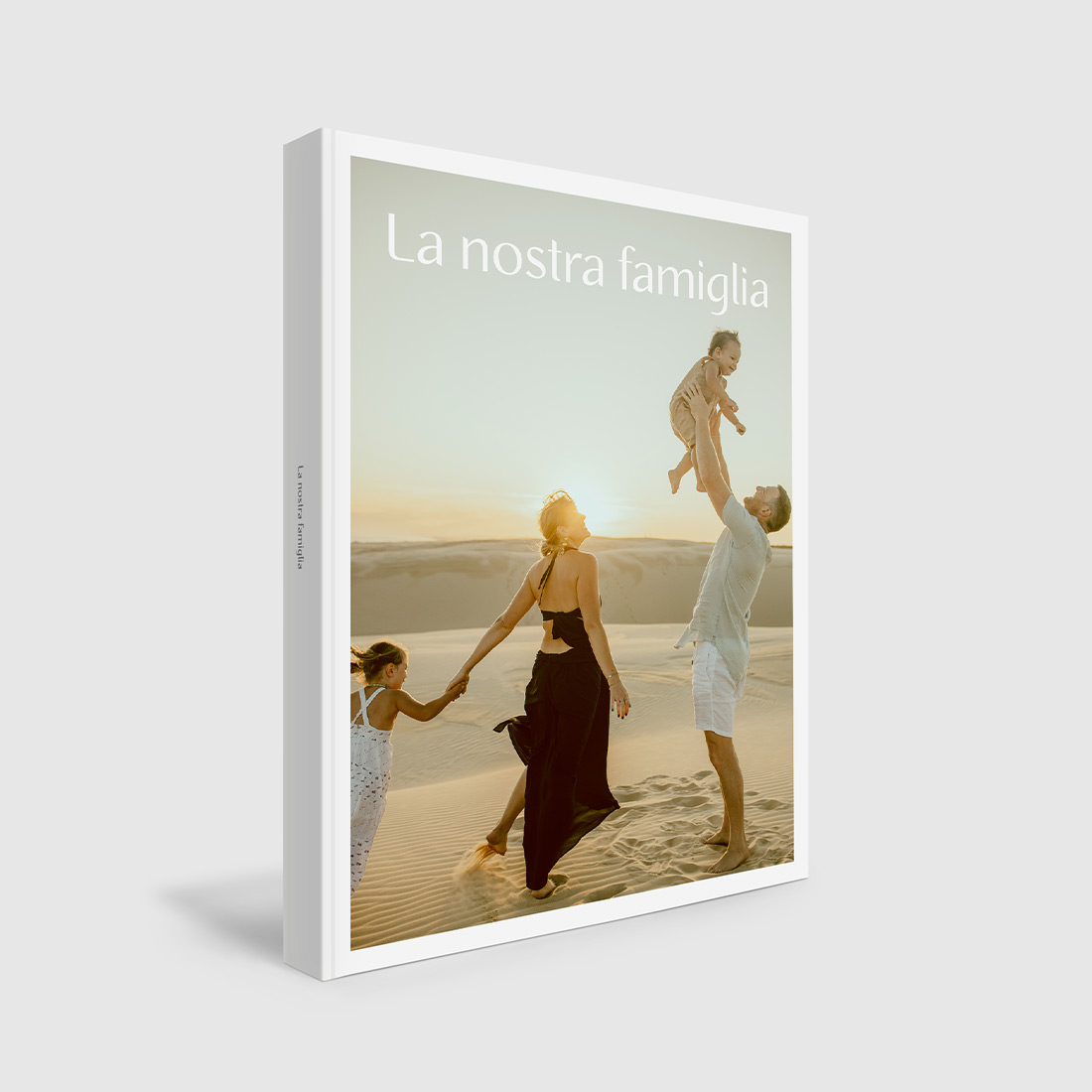 Rivista di famiglia con ritratto grande