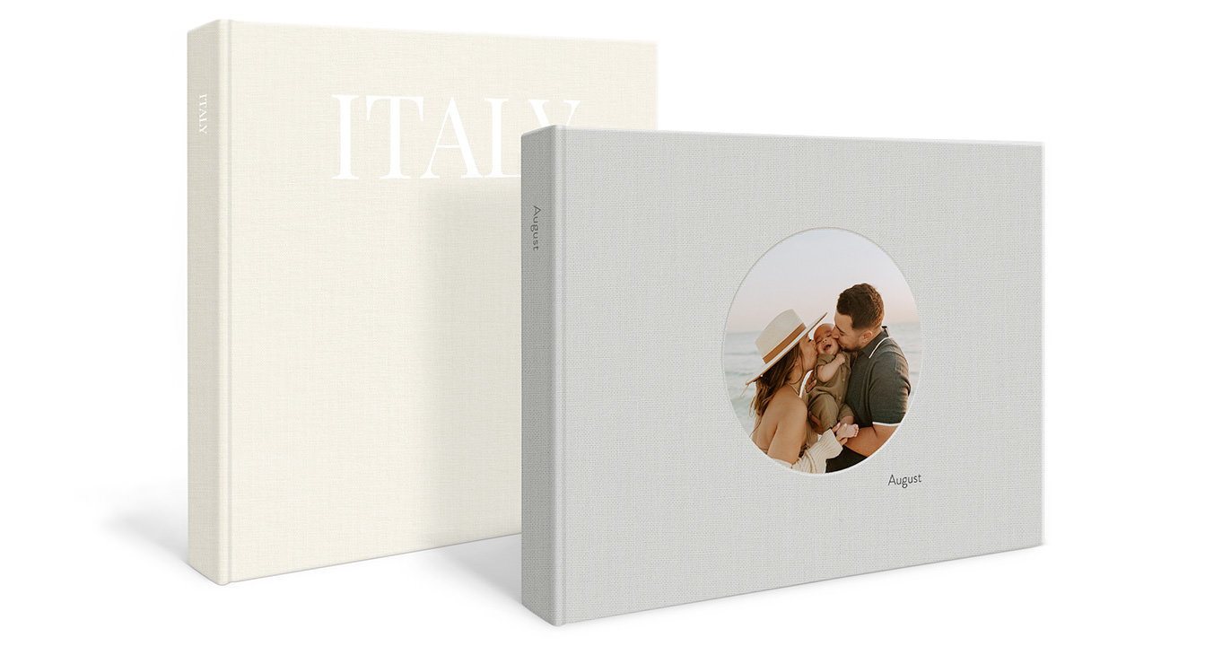 Two Premium Photo Books in two orientations