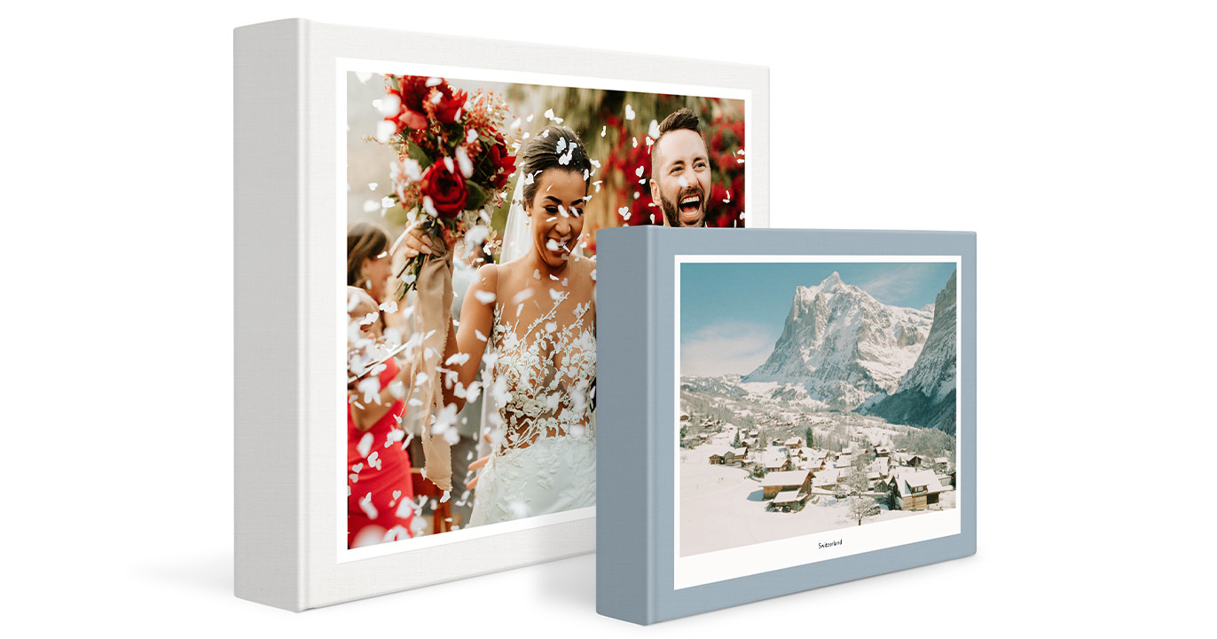 Two Classic Photo Albums in two orientations