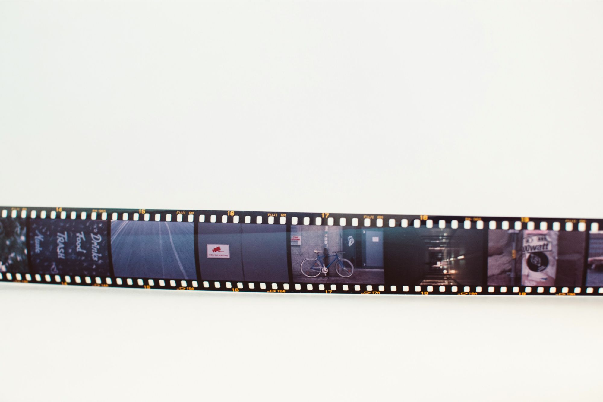 Pictures of polaroid images in black and white
