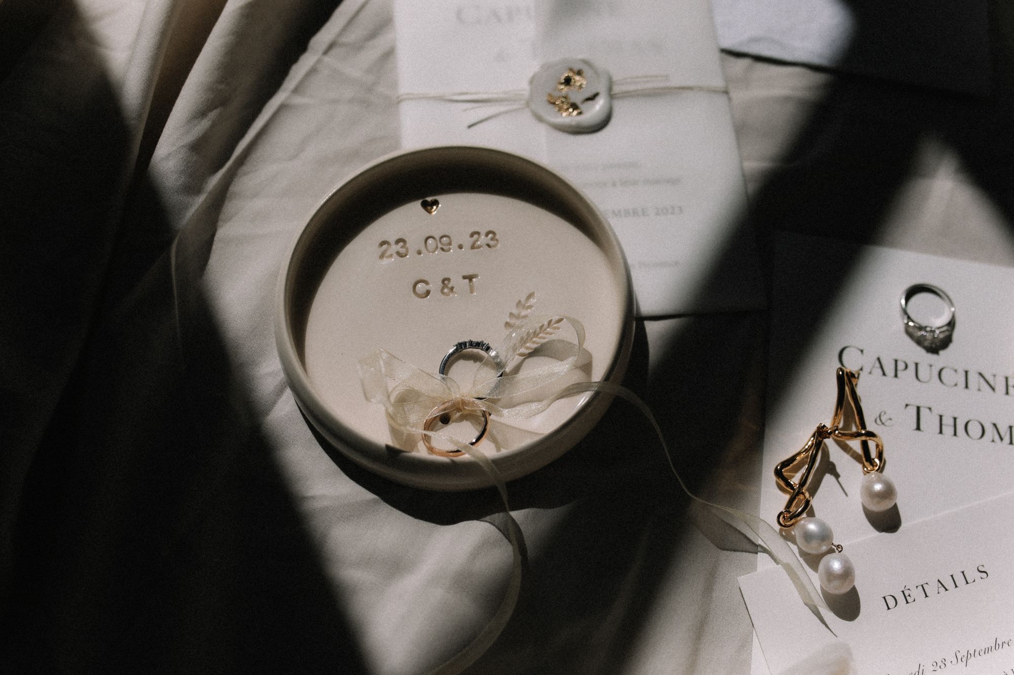 Souvenirs du jour du mariage