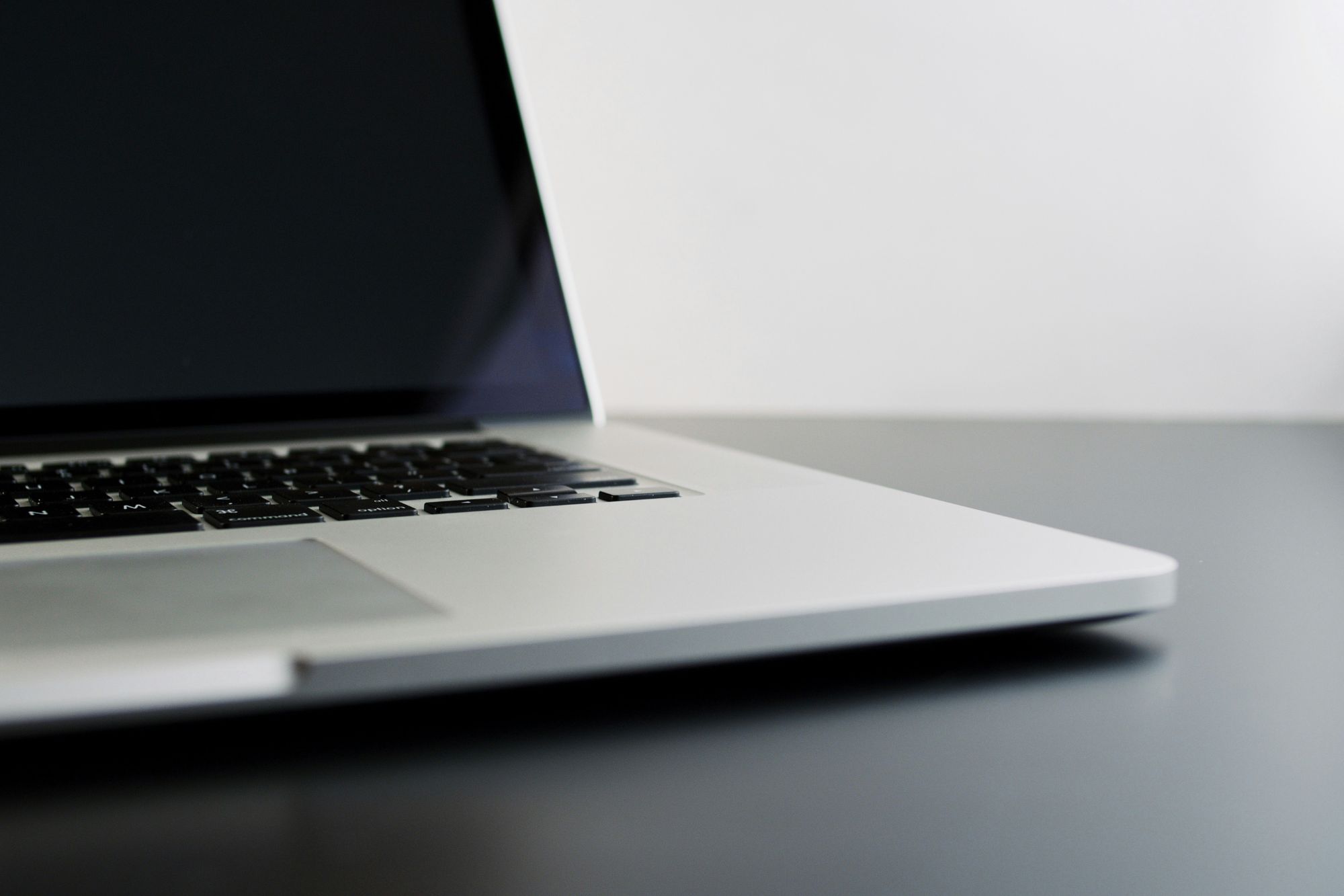 Side of mac computer