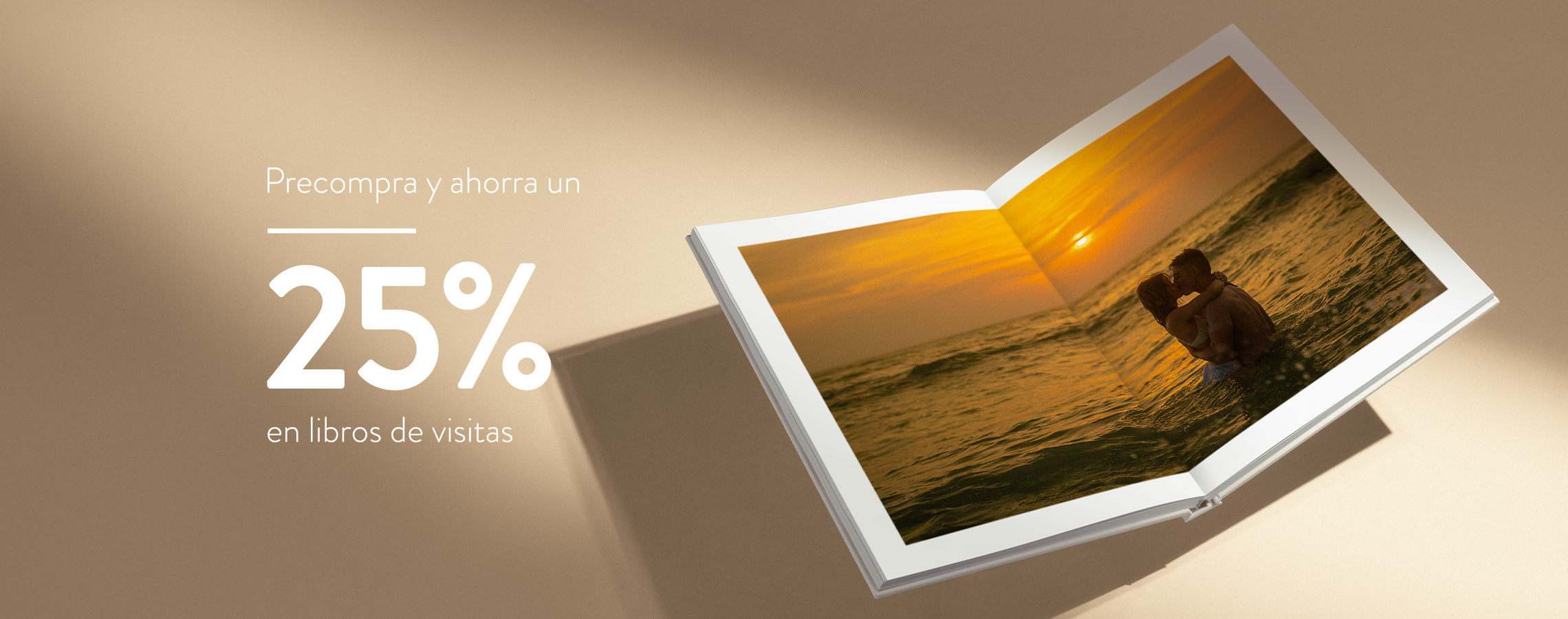 Precompra y ahorra un 25% en libros de visitas.