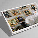 Impression en 6 couleurs pour reproduire toutes les nuances.