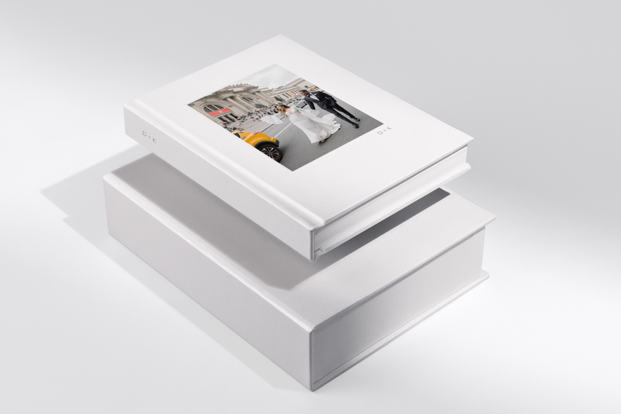image of a large leather custom photo album