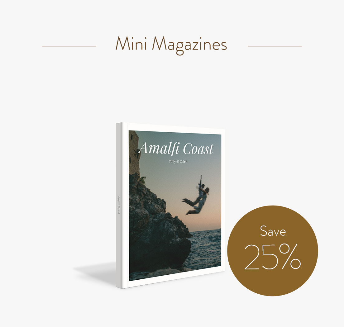 Save 25% on Mini Wedding Magazines.
