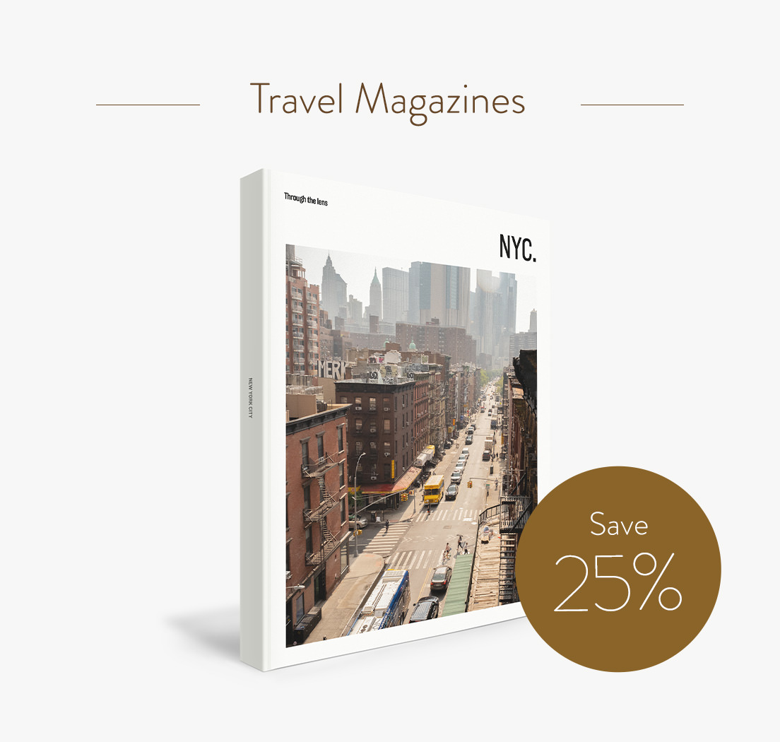 Save 25% on Travel Magazines.