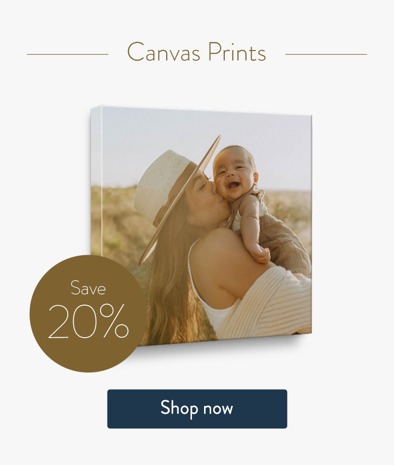 Save 20% on Canvas Prints. Shop now.