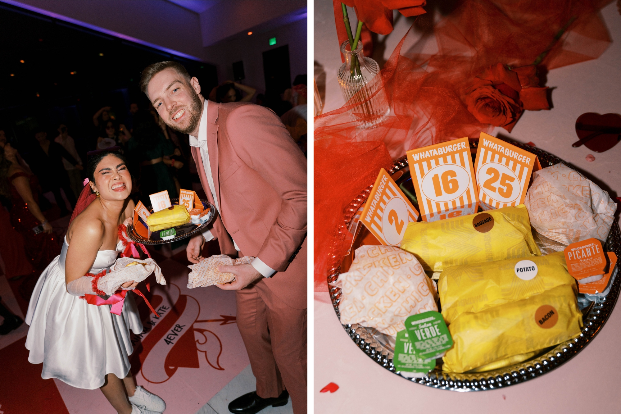 late night snacks at wedding