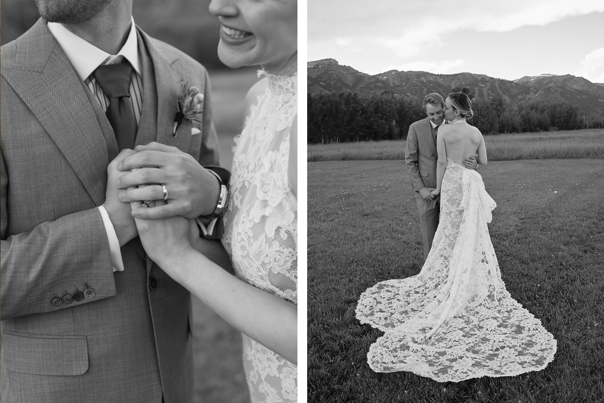 Lacey bride and groom