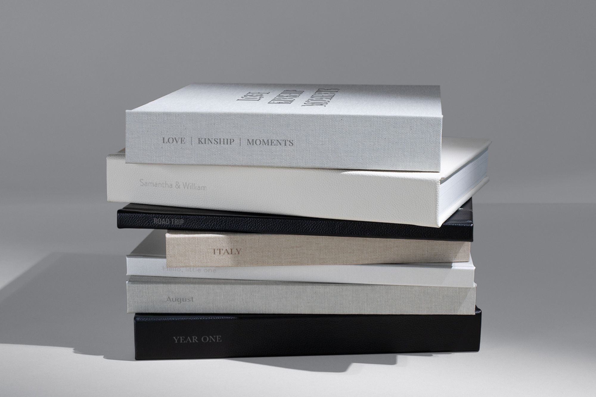 Books stacked on top of eachother