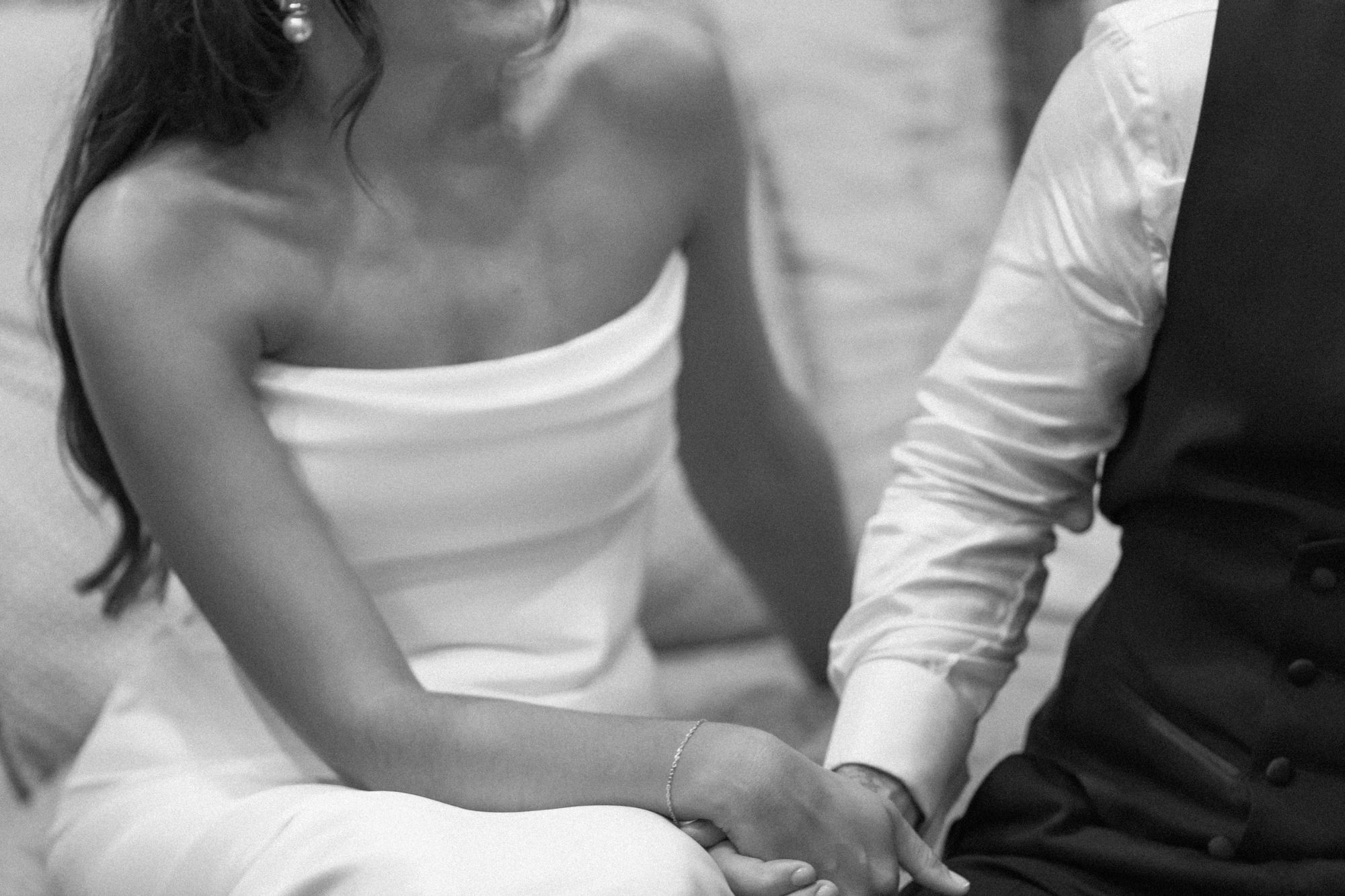 Couple in black and white