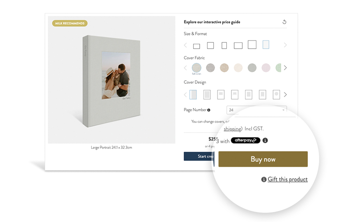 Gift a MILK pre-purchase voucher.