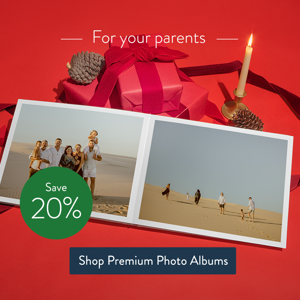 For your parents. Shop Premium Photo Albums.