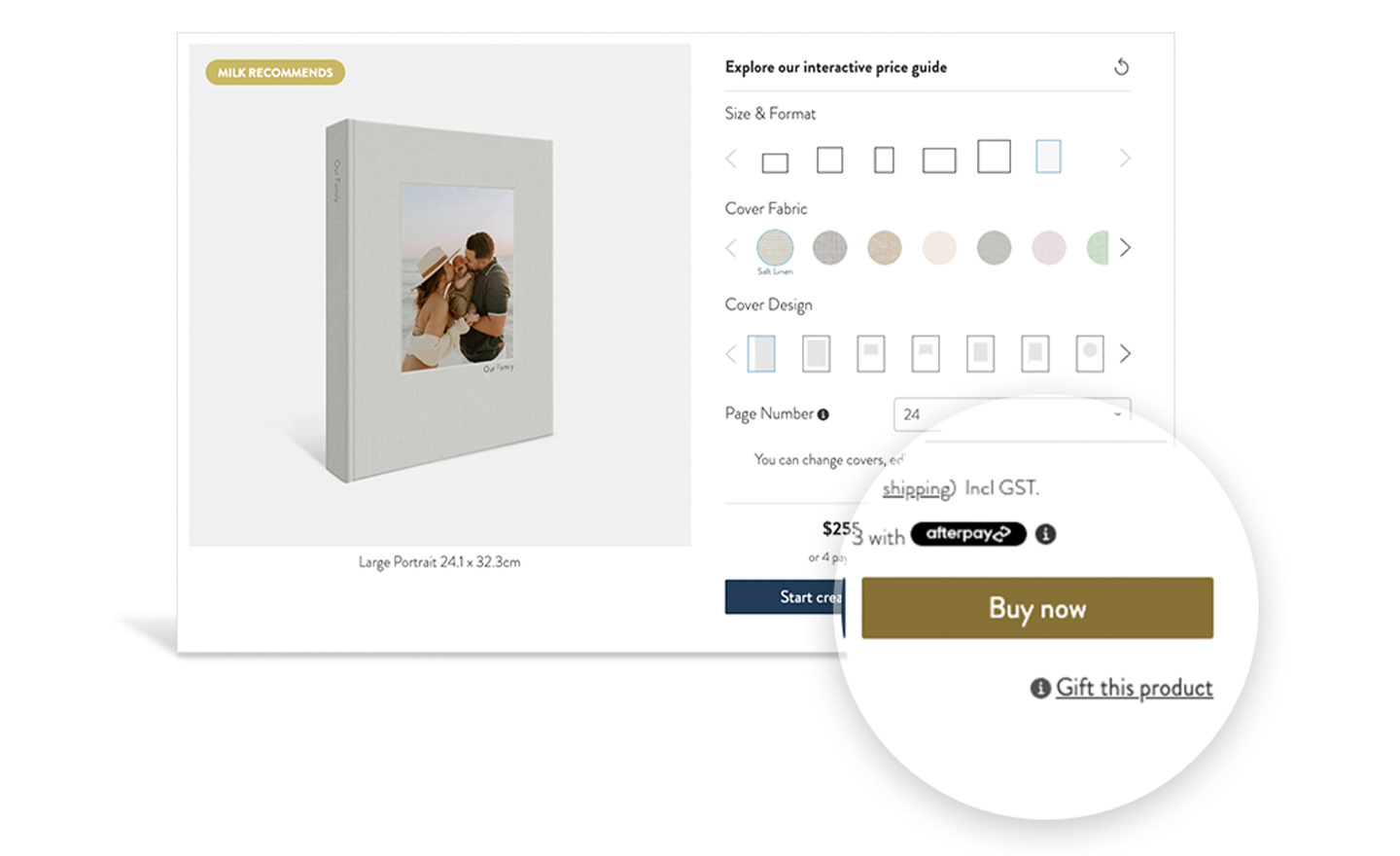 Gift a MILK pre-purchase voucher.