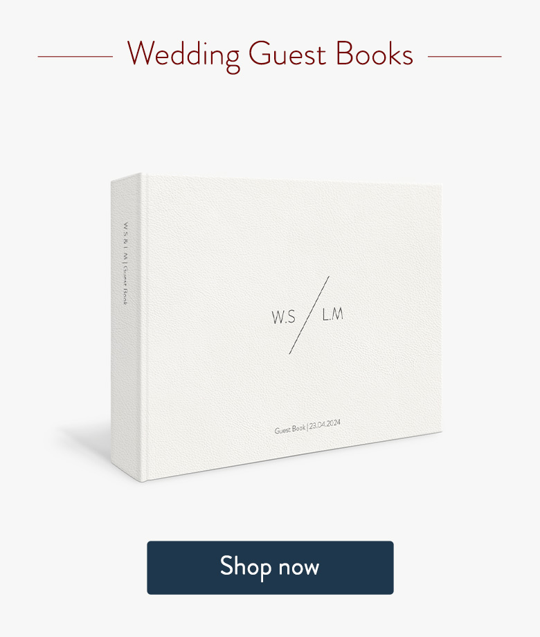 Shop Wedding Guest Books.