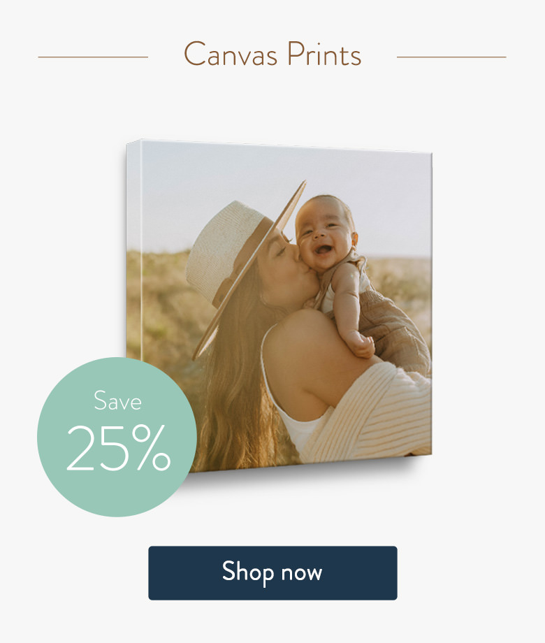 Save 25% on Canvas Prints. Shop now.
