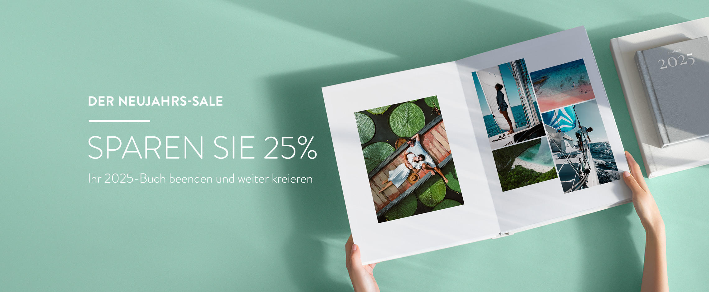 Der Neujahrs-Sale. Sparen Sie 25%.