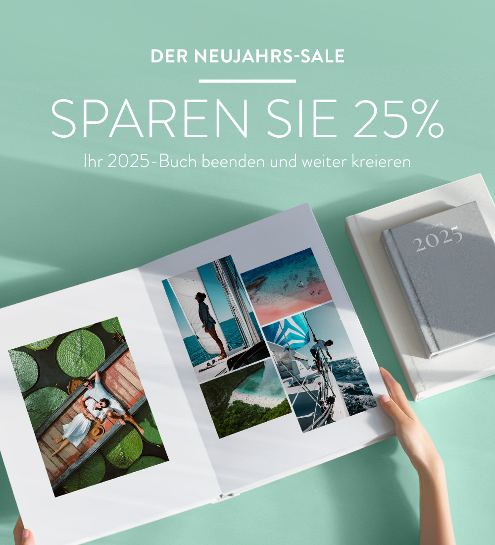 Der Neujahrs-Sale. Sparen Sie 25%.