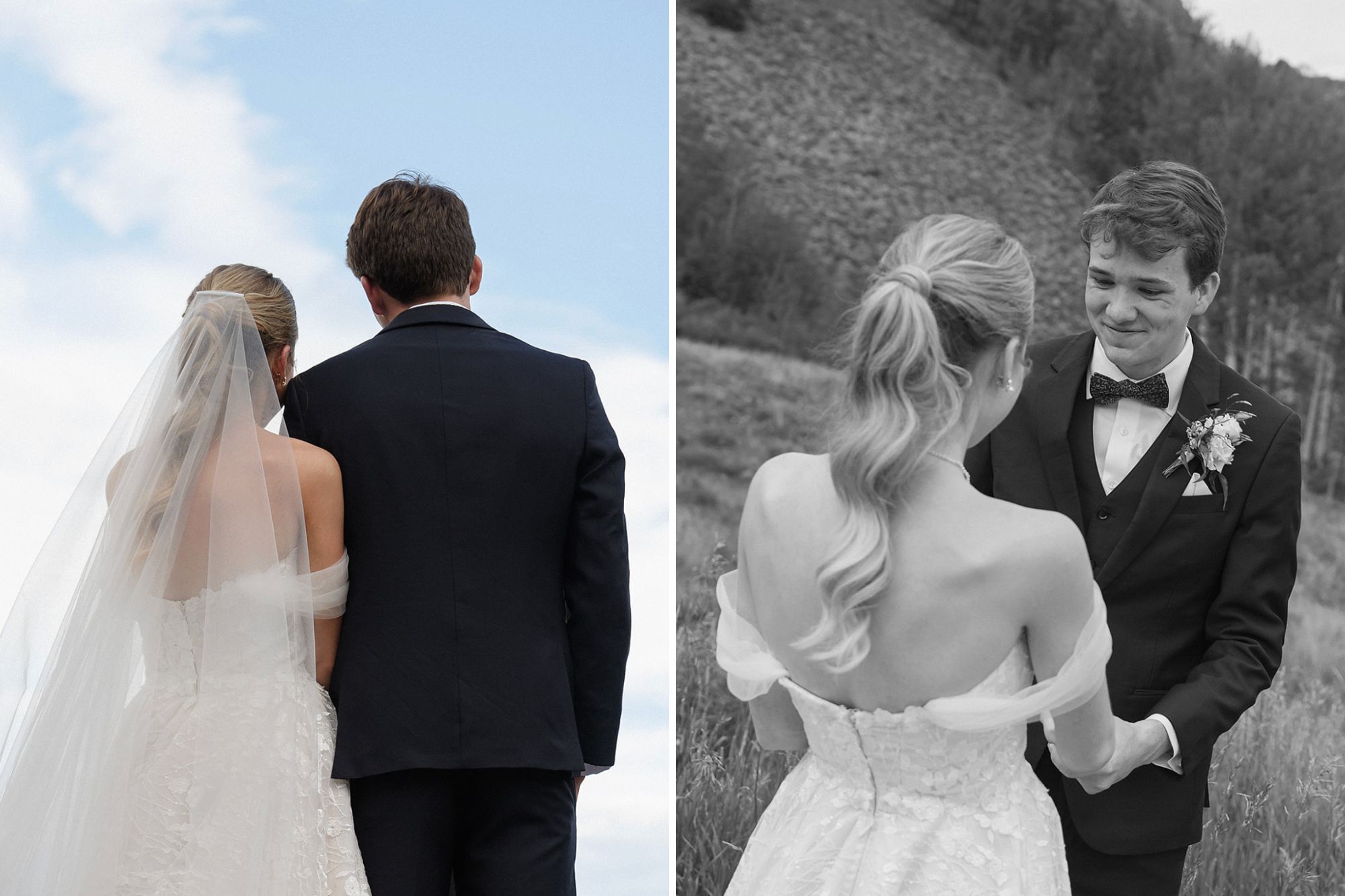 Couple standing at the alter