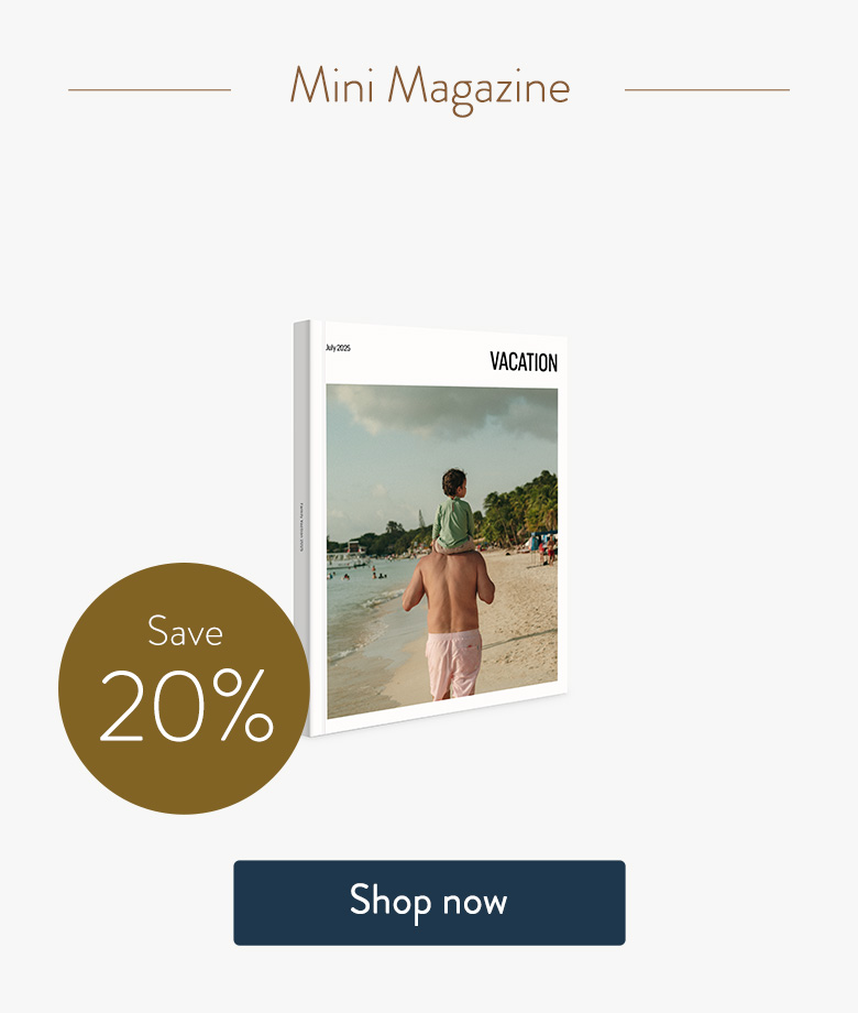 Save 20% on Mini Family Magazines. Shop now.