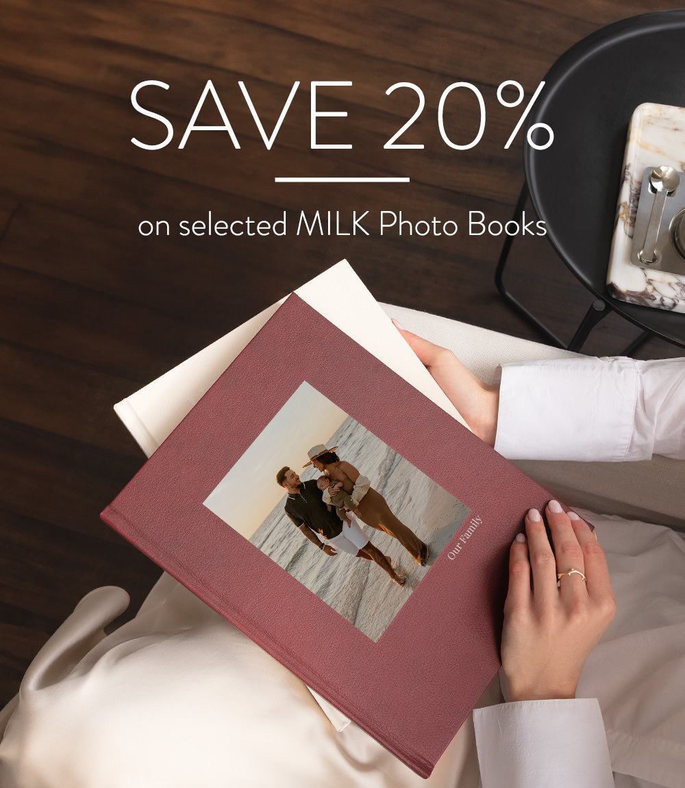 Save 20% on selected MILK Photo Books