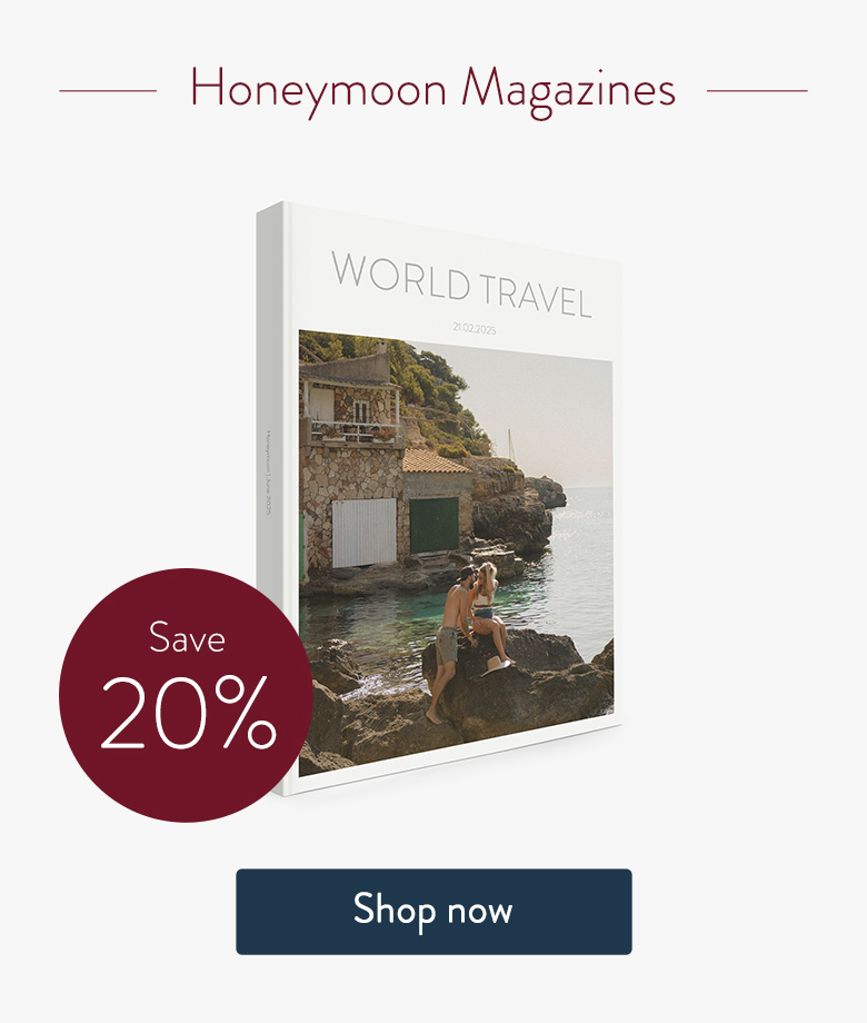 Save 20% on Honeymoon Magazines. Shop now.