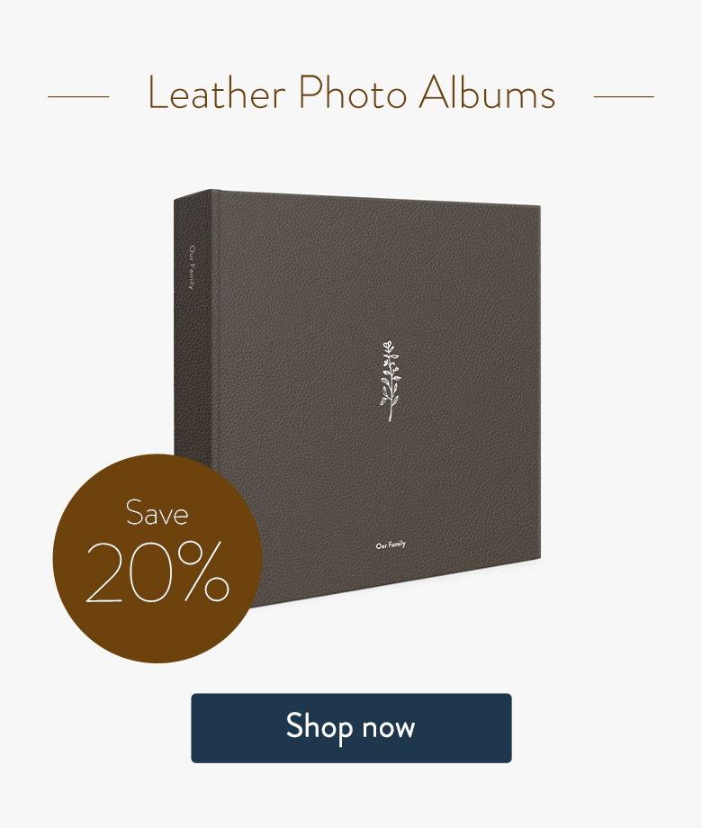 Leather Photo Albums - Save 20%