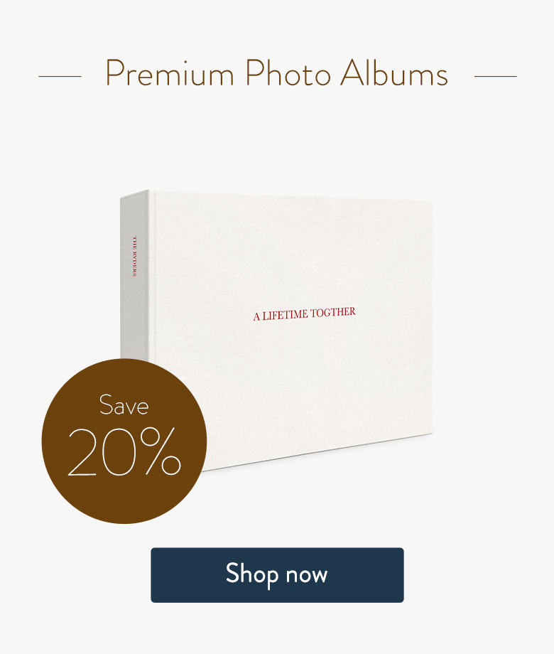 Premium Photo Albums - Save 20%