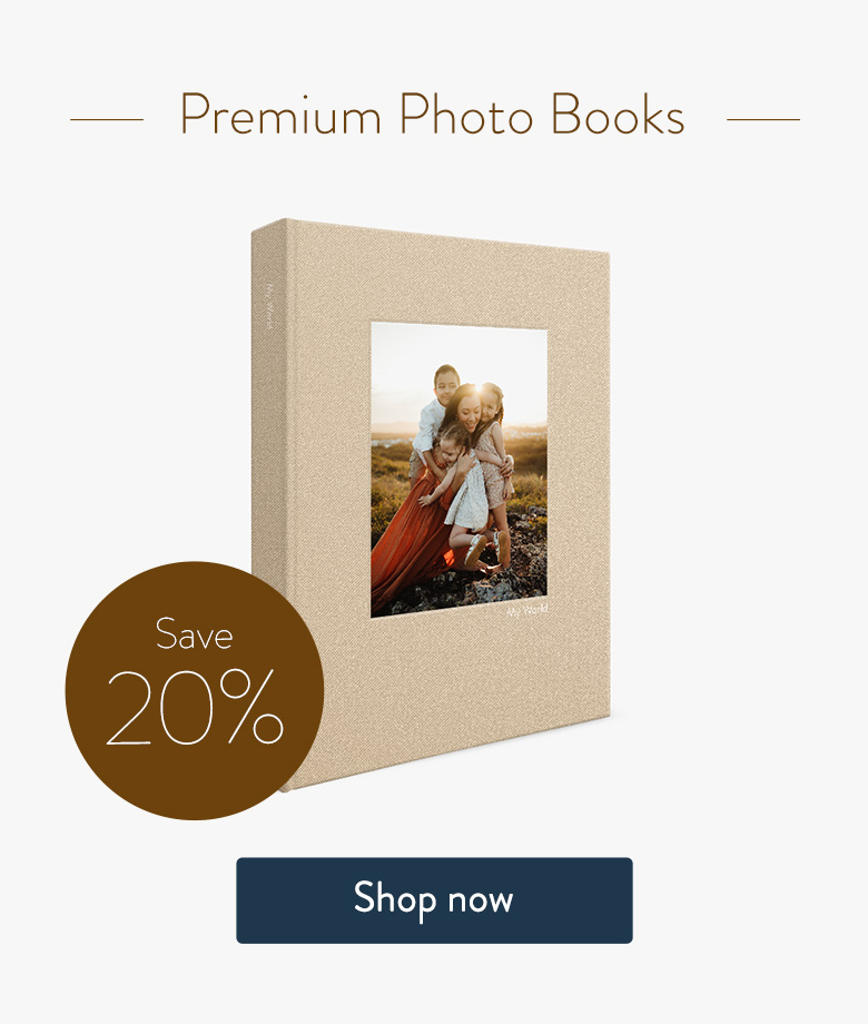 Premium Photo Books - Save 20%