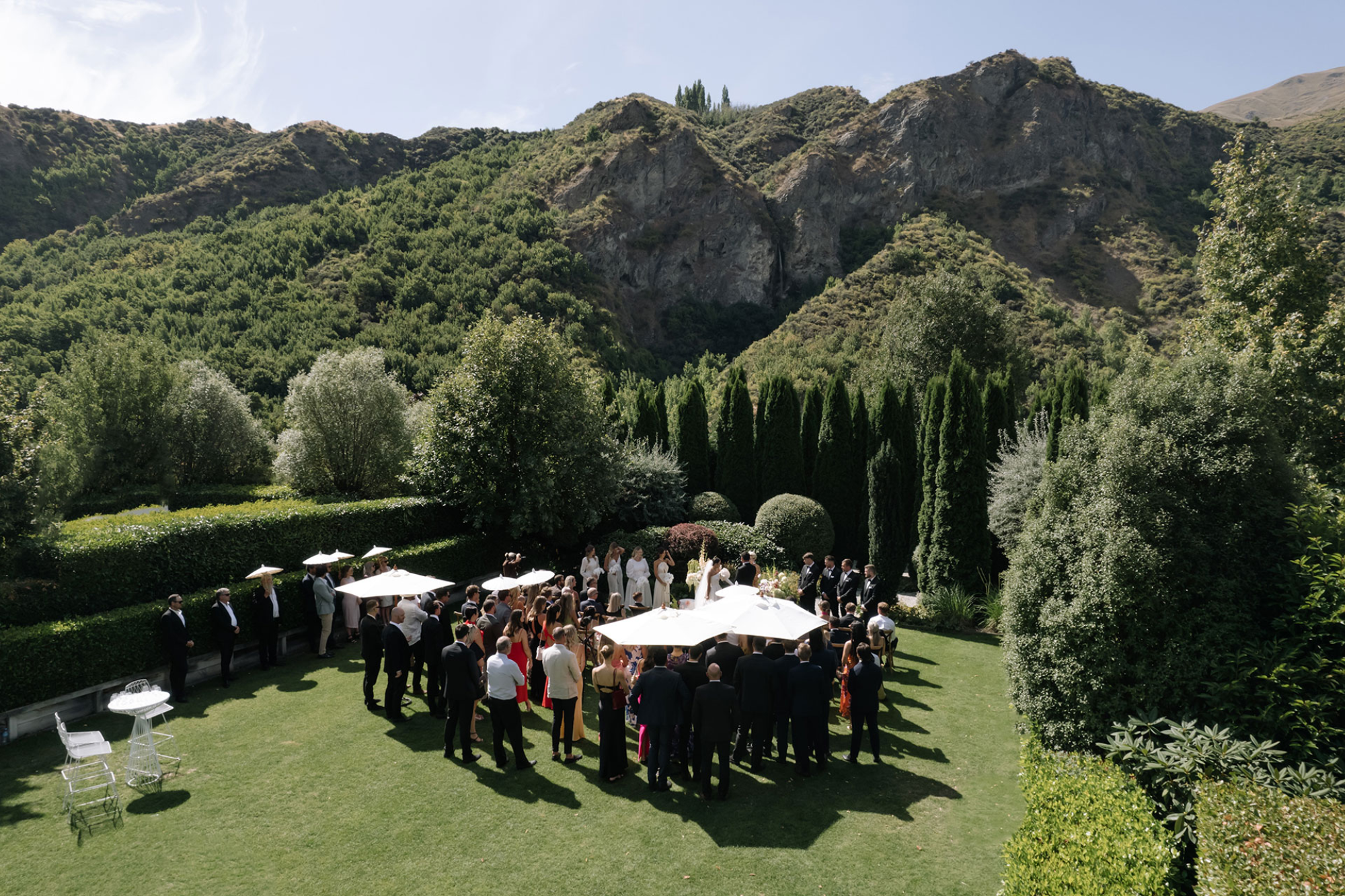 The Winehouse's outdoor wedding venue