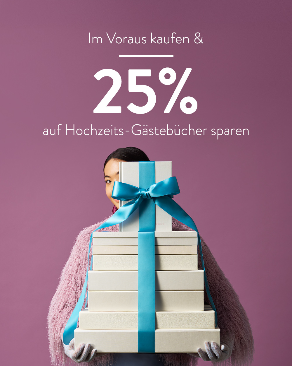 Sparen Sie 25% auf MILK-Hochzeitsgästebücher