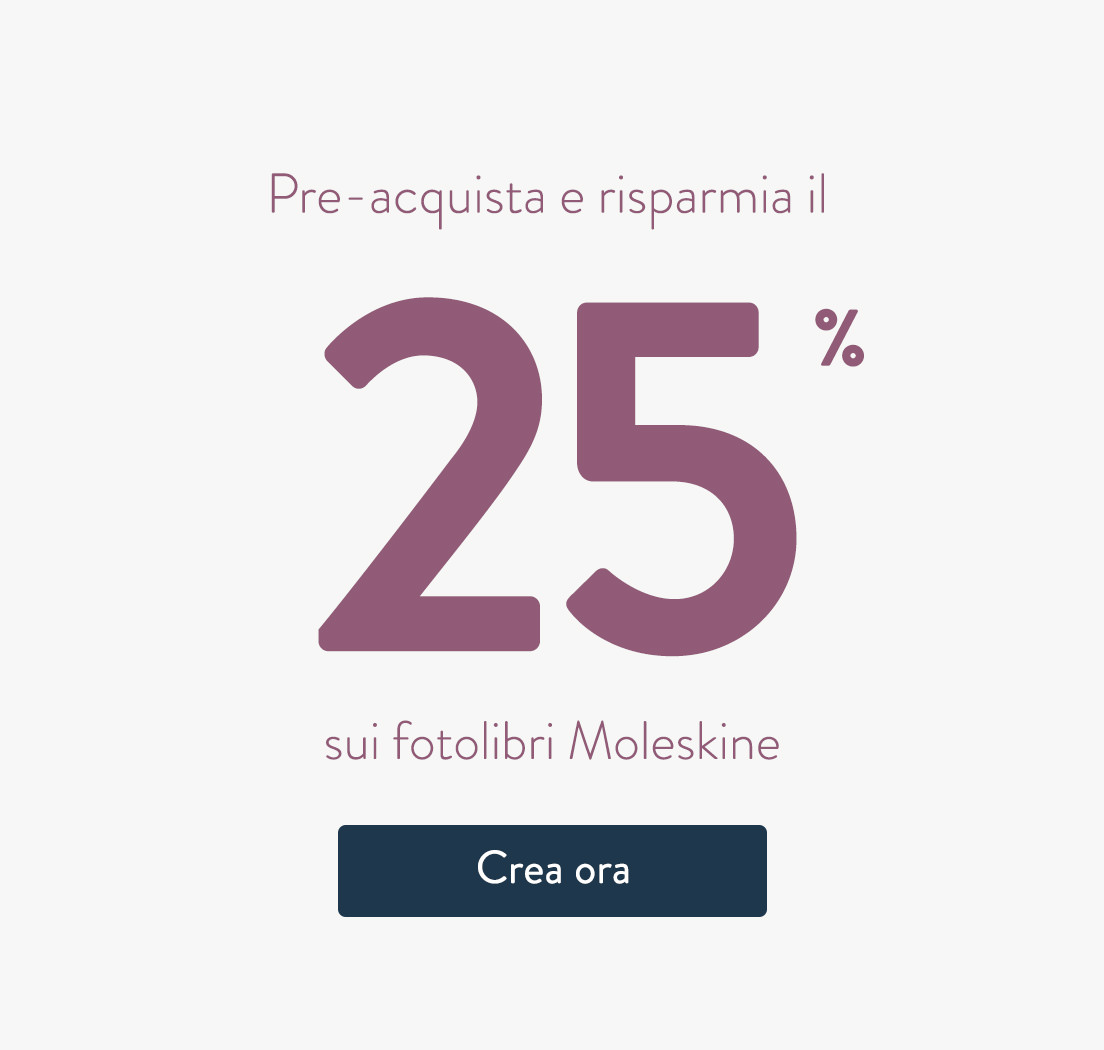 Fotolibro moleskine 25%