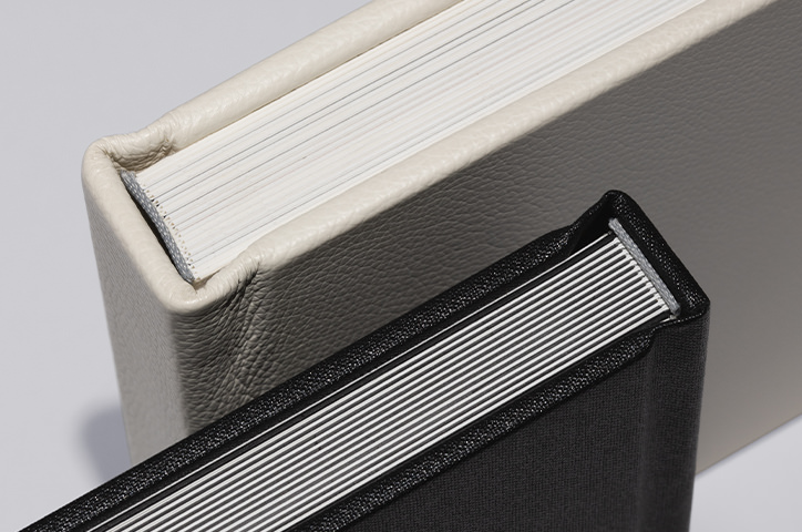 Two Photo Albums showing the difference in card colors.