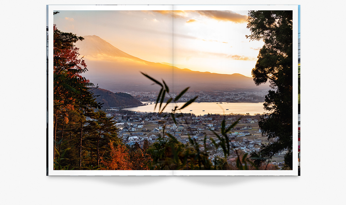 Japan Photo book opened