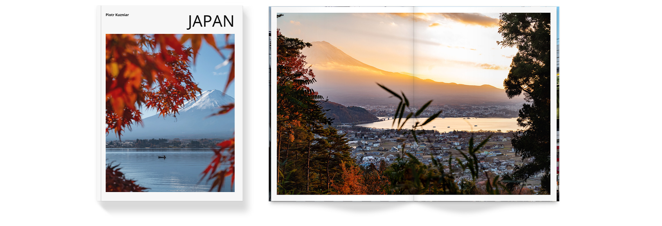 Japan Photo book opened