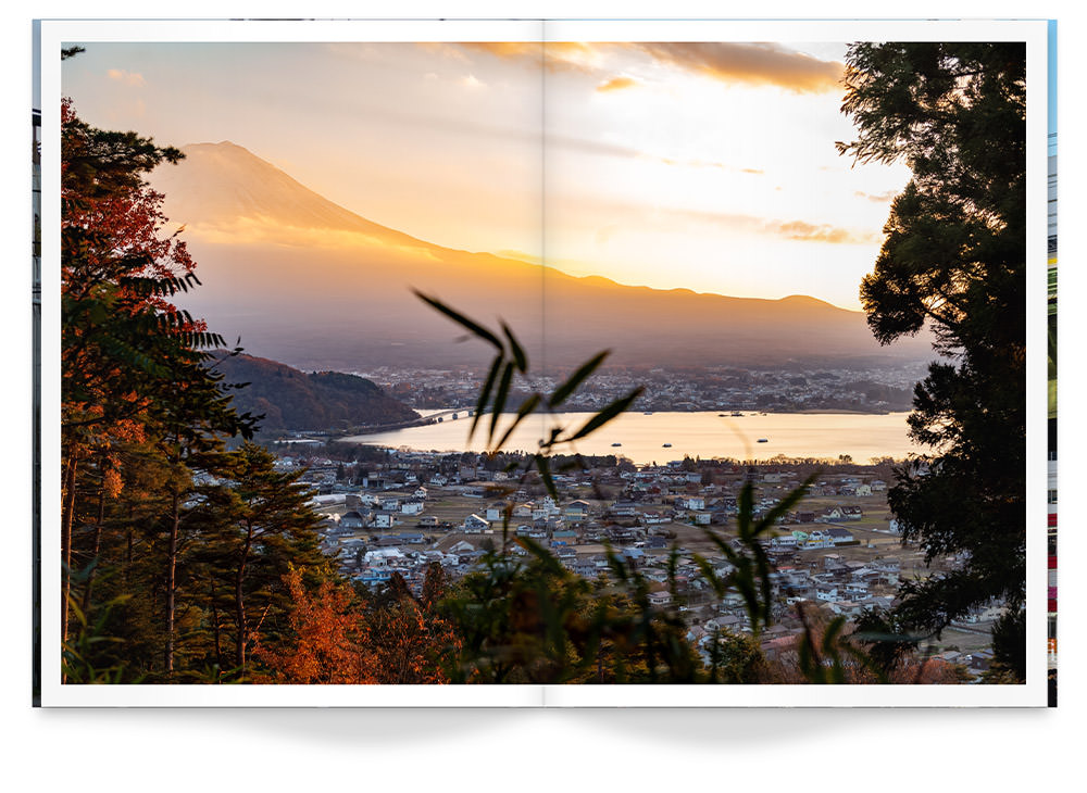 Japan Photo book opened