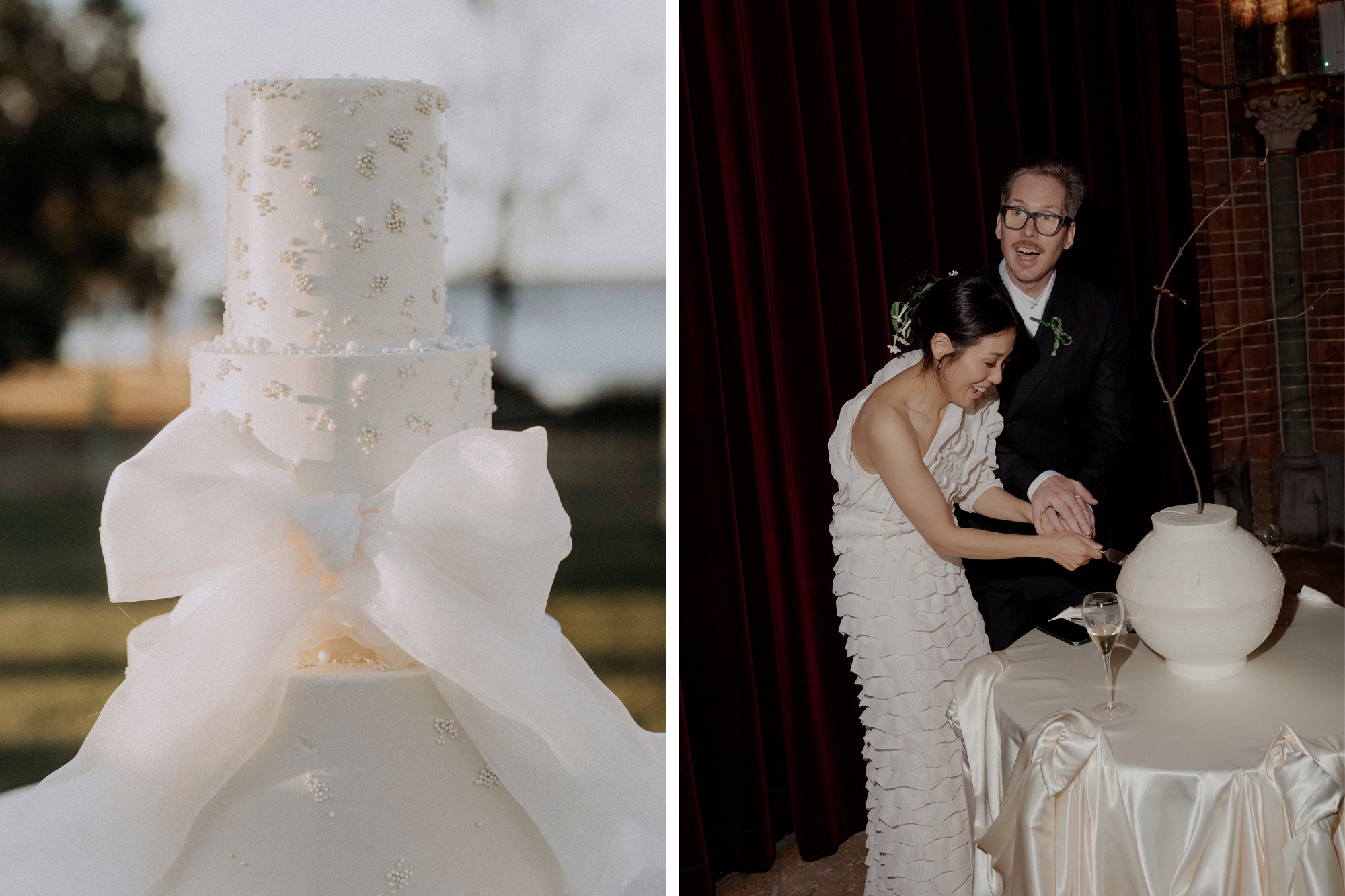 minimalist wedding cake styles
