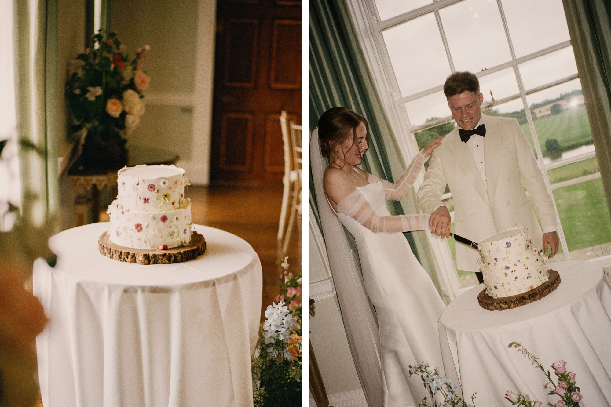 rustic wedding cake design