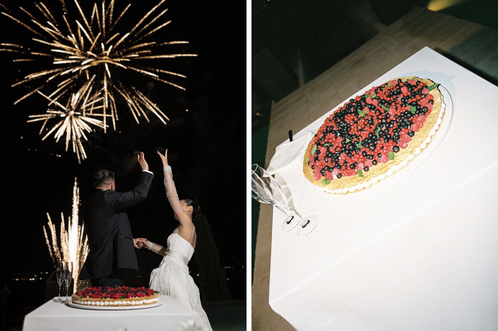 italian style wedding cake