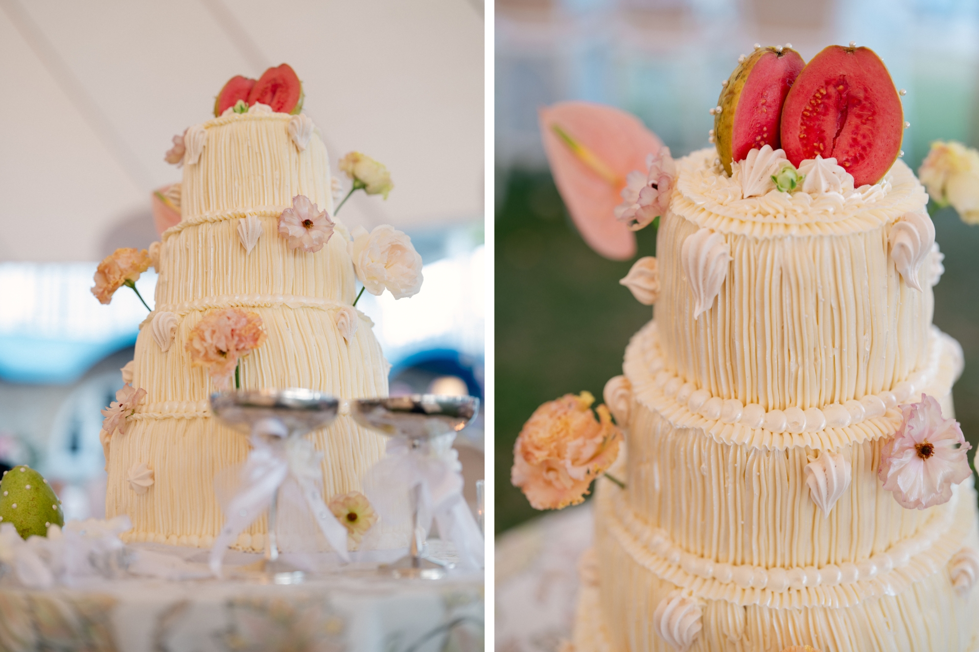 artistic wedding cake