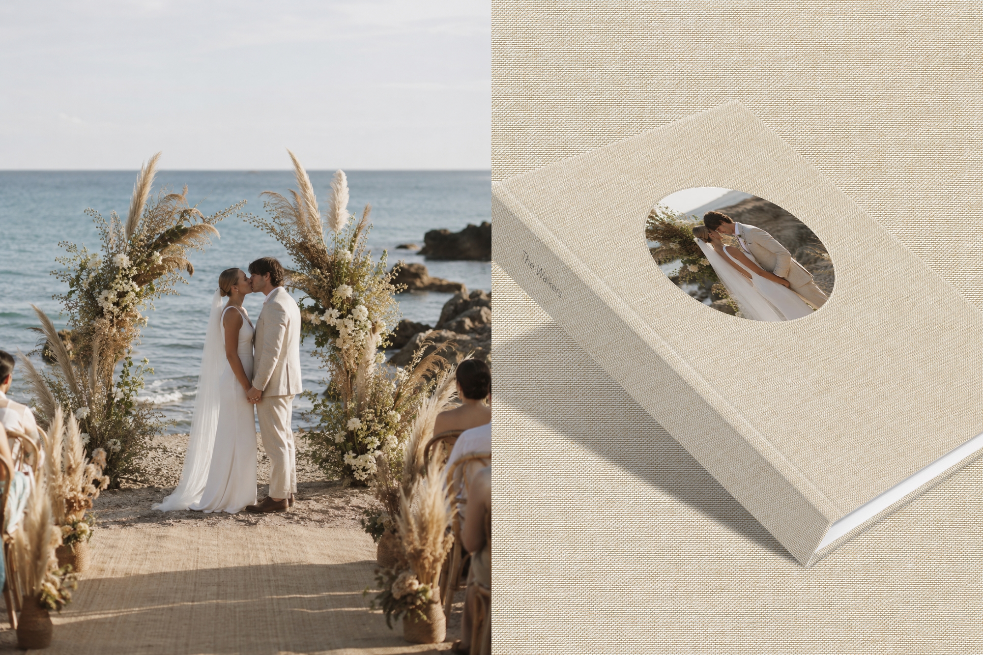 Nut linen photo book