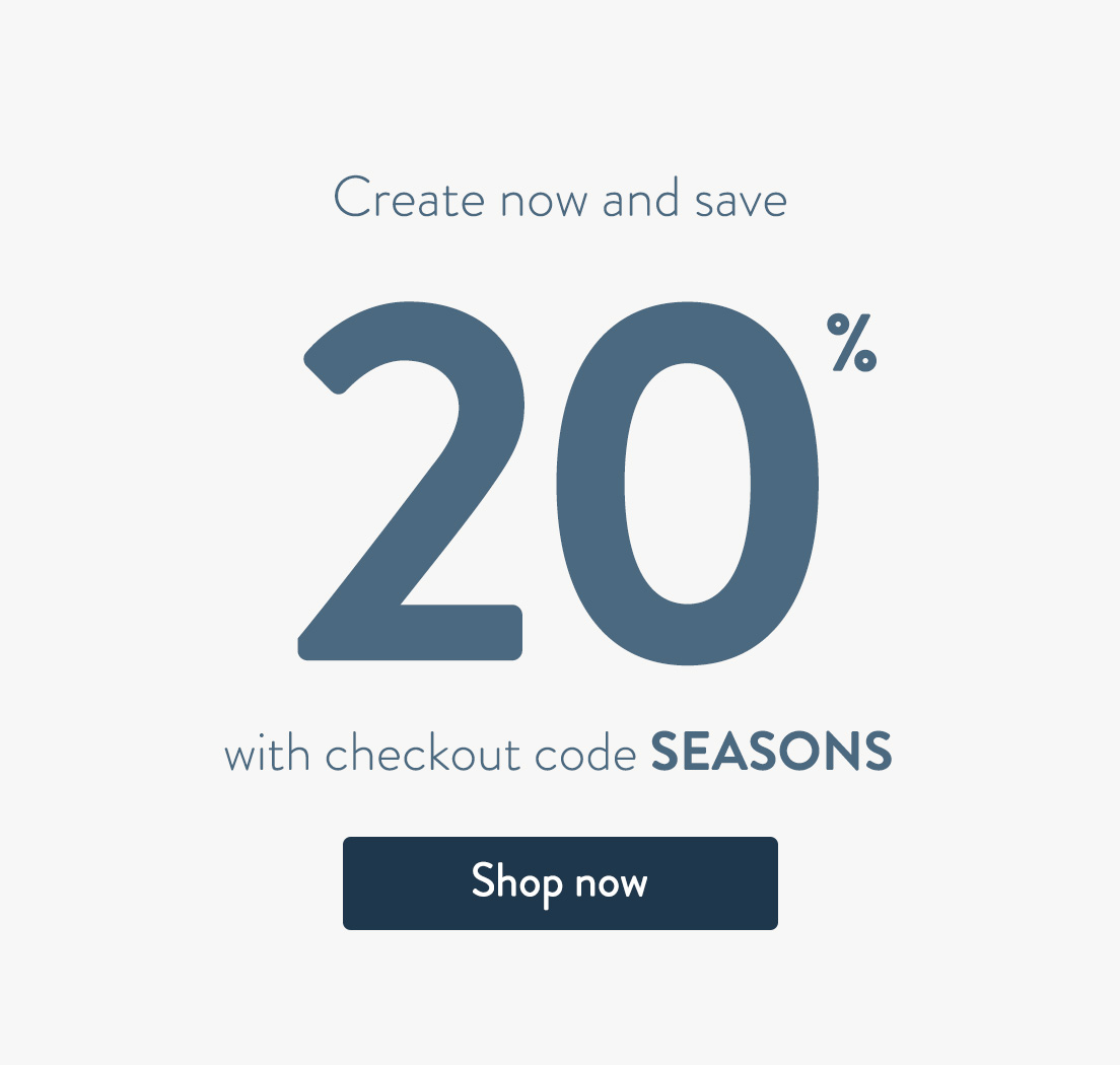 Save 20% at checkout with code