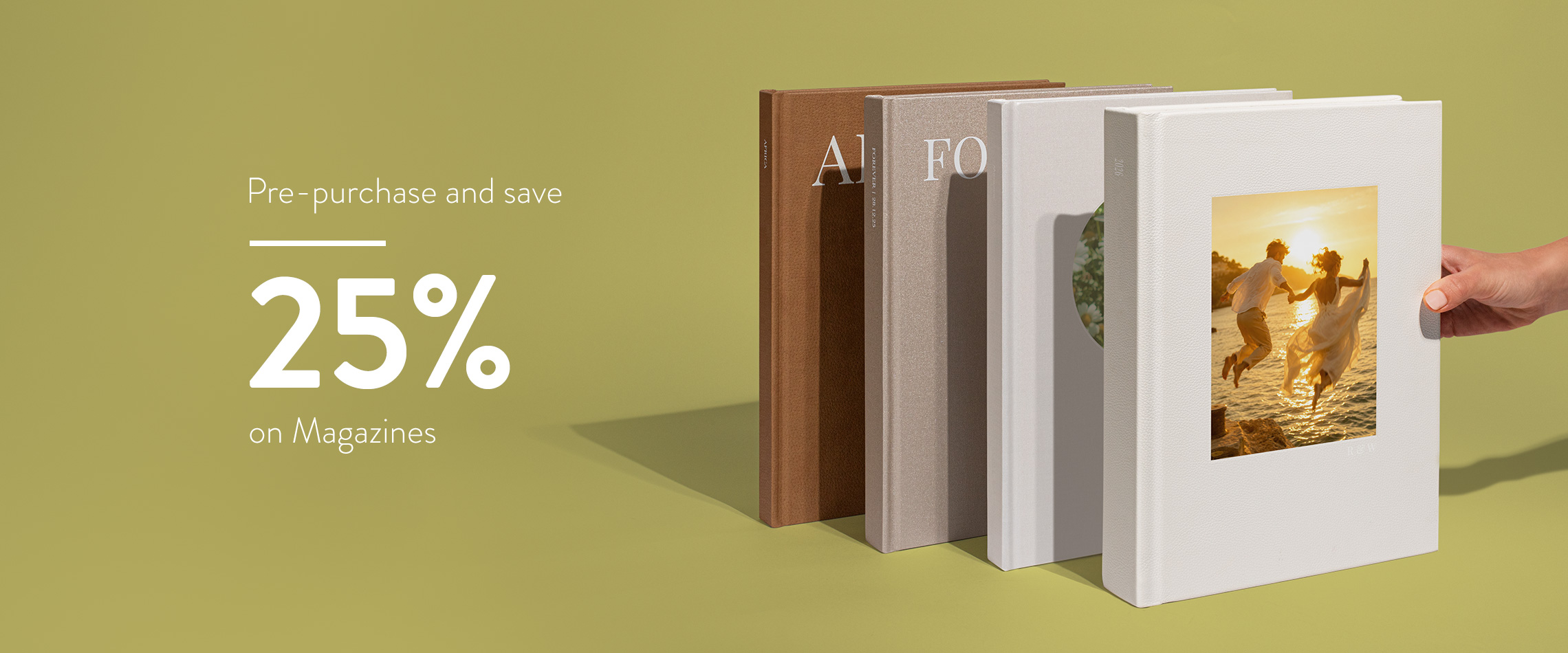Pre-purchase and save up to 25% on Magazines