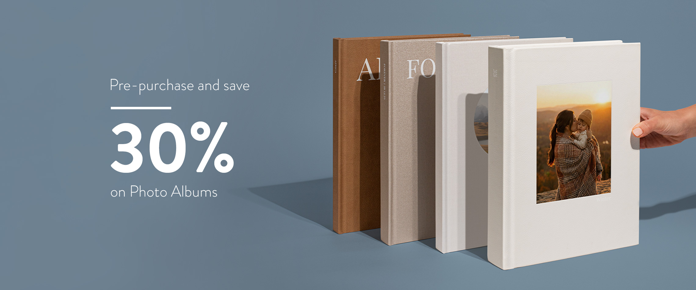 Save 30% on Photo Albums