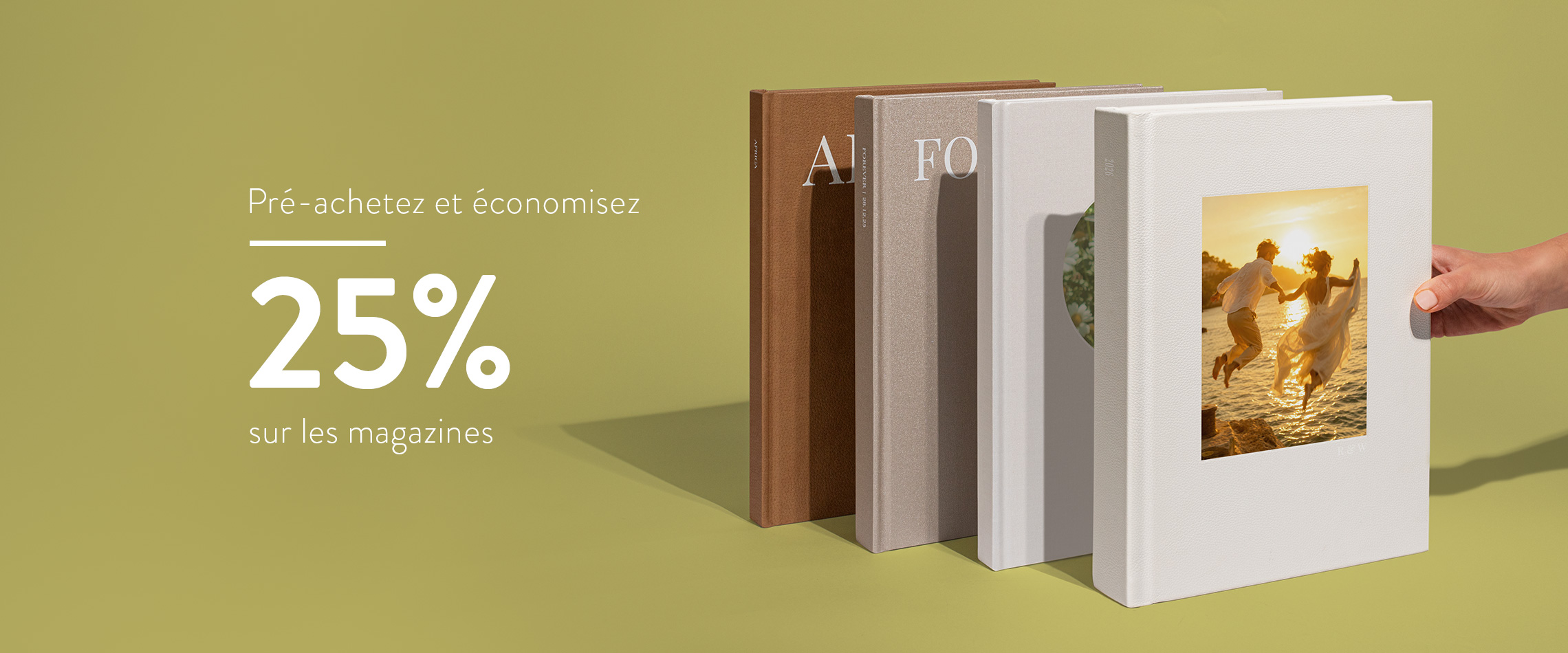Economisez 25% sur les magazines.