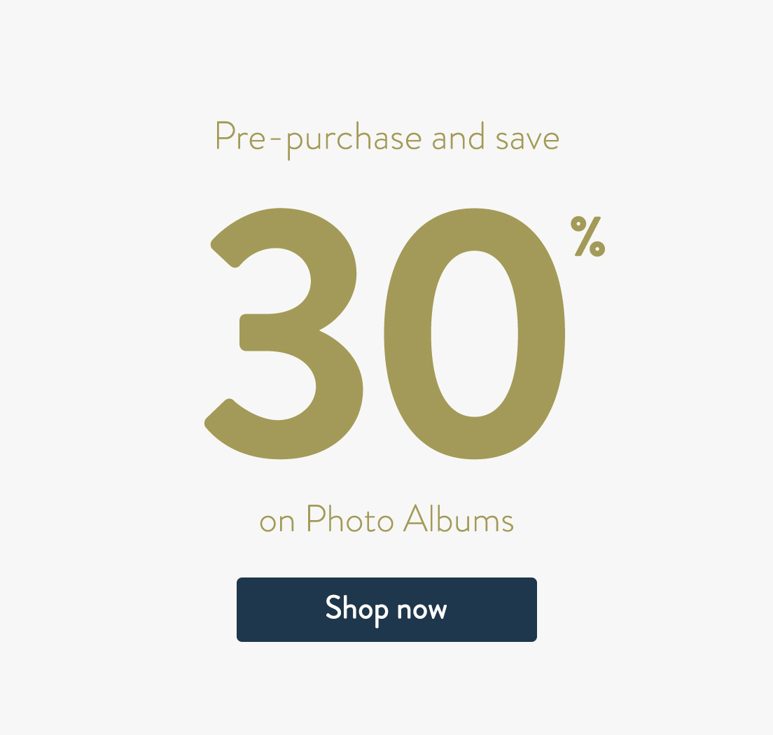 Save 30% on MILK Photo Albums