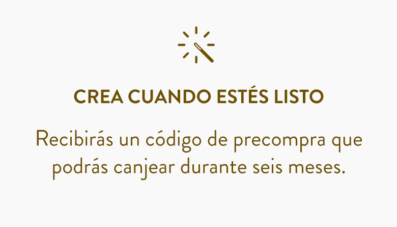 Crea cuando estes listo