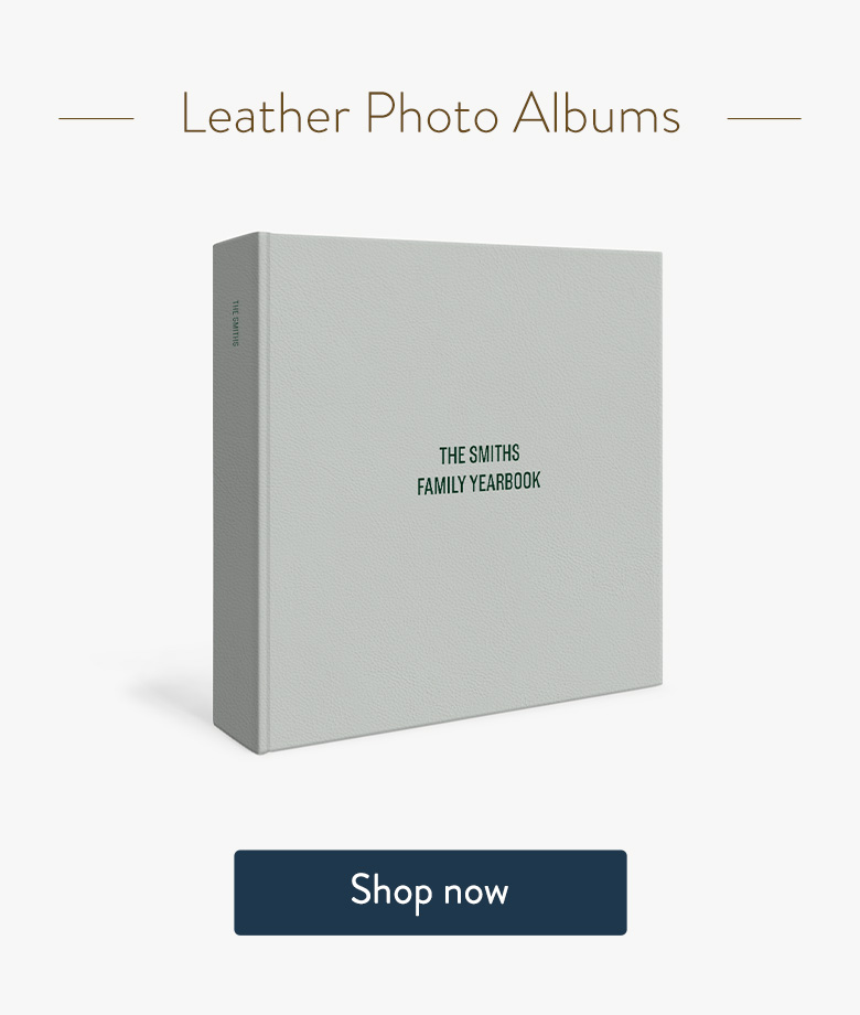 Save 20% on Leather Photo Albums. Shop now.