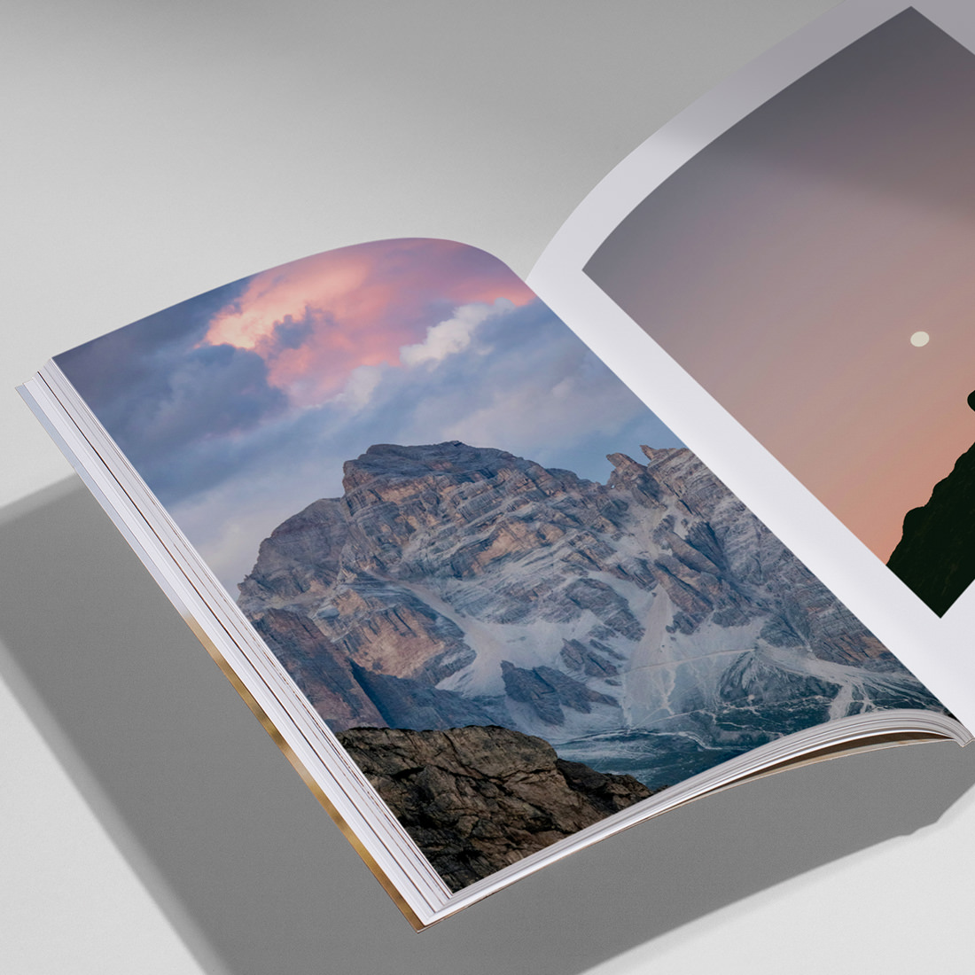 Open Travel Magazine displaying high quality six color printing